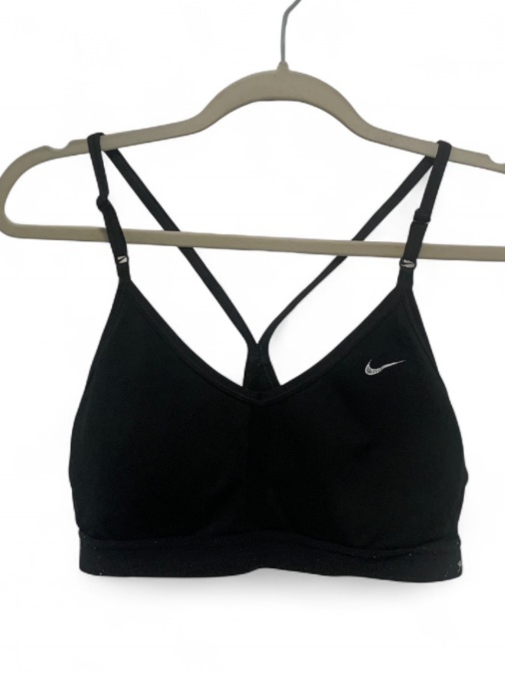 Nike Black Racerback Strap Padded Sports Bra